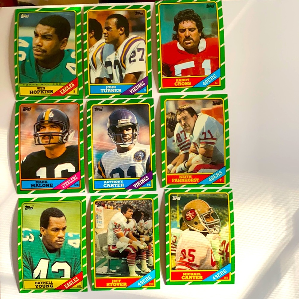 🏈Football Cards 1986